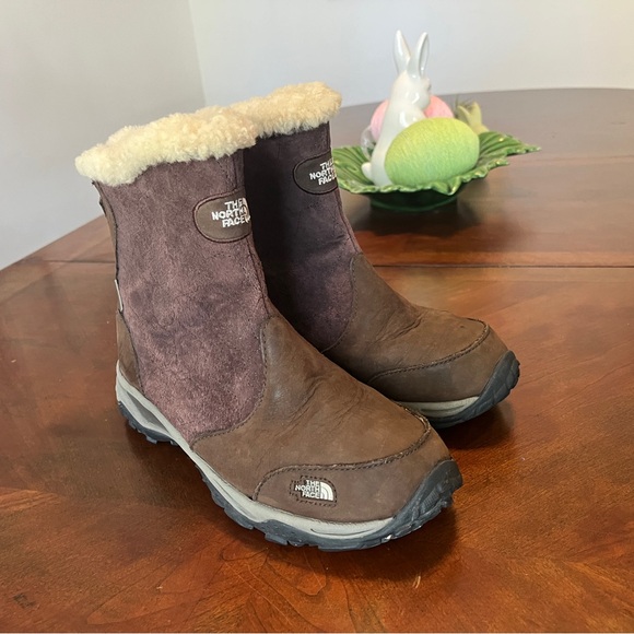 The North Face Bella Alta Suede Lined Zip Boots Women’s Size 8 - Picture 4 of 11
